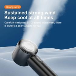 High-speed mini digital handheld fan bladeless