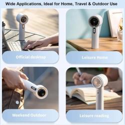 High-speed mini digital handheld fan bladeless