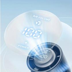 High-speed mini digital handheld fan bladeless