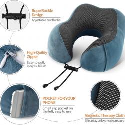 U Shaped Memory Foam Neck Pillow Soft Travel