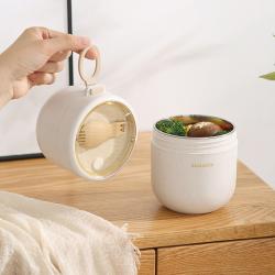 304 Stainless Steel Mini Lunch Potable Soup with Lid and Spoon