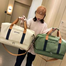 Travel Duffel Bag with Wet Pocket Shoe Compartment