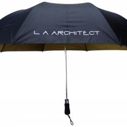 28 Inch 2 Fold Umbrella Gold Inner