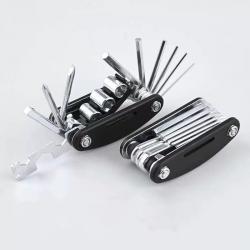 16 in 1 Multi-Functional Screwdriver Repair Tools Kit Folding Hex Allen Key Wrench Set