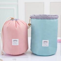 Round Cosmetic Travel Pouch