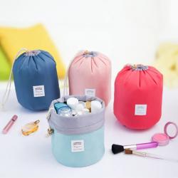 Round Cosmetic Travel Pouch