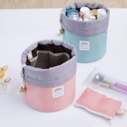 Round Cosmetic Travel Pouch